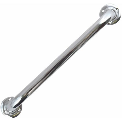 MSV Badkamer/douche wand handgreep - rvs metaal - zilver - 60 cm