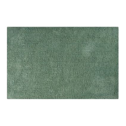 MSV Badkamerkleedje/badmat vloer - groen - 40 x 60 cm