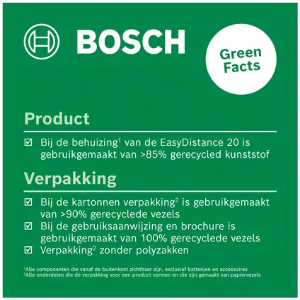 Bosch laserafstandsmeter EasyDistance 20 8