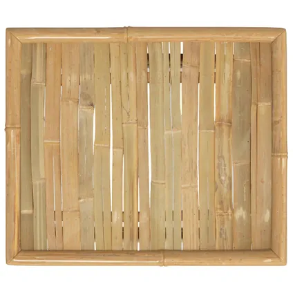 vidaXL - Bamboe - Tuintafel 65x55x30 cm bamboe - TLS362304 5