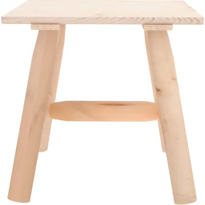 The Living Store - Bois - Table d'appoint 49x49x50 cm bois massif d'épicéa - TLS363351 7