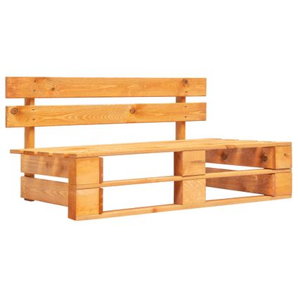The Living Store - Hout - Tuinbank pallet hout honingbruin - TLS45765