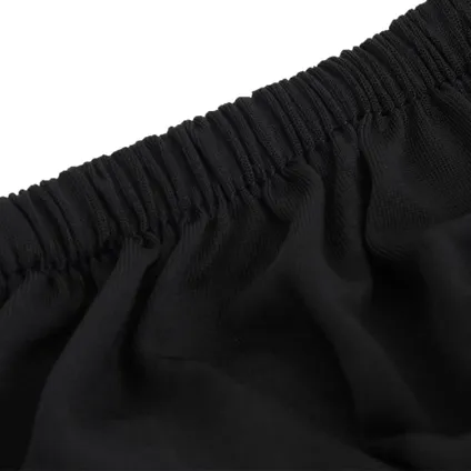 vidaXL - Jersey - Vierzitsbankhoes stretch polyester jersey zwart - TLS332935 5