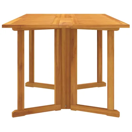 The Living Store - Teck - Table de jardin papillon pliante 150x90x75 cm bois - TLS362751 5