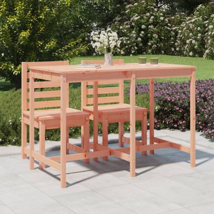 The Living Store - Bois - Table de jardin 159,5x82,5x110 cm bois massif de - TLS824100