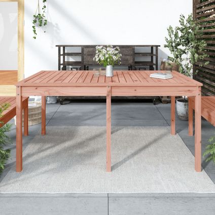 The Living Store - Bois - Table de jardin 159,5x82,5x76 cm bois massif de - TLS823981