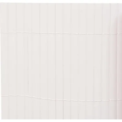 The Living Store - PVC - Clôture de jardin Double face 90 x 500 cm Blanc - TLS43627 6
