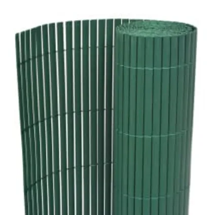 vidaXL - PVC - Tuinafscheiding dubbelzijdig 110x300 cm groen - TLS317152 2