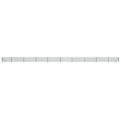 vidaXL - Staal - Gaashek met grondankers 1x10 m groen - TLS153929 2