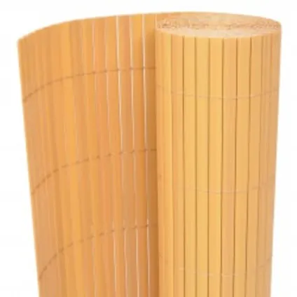 vidaXL Tuinafscheiding - PVC - Geel - 110 x 500 cm - Uv- en weerbestendig 2