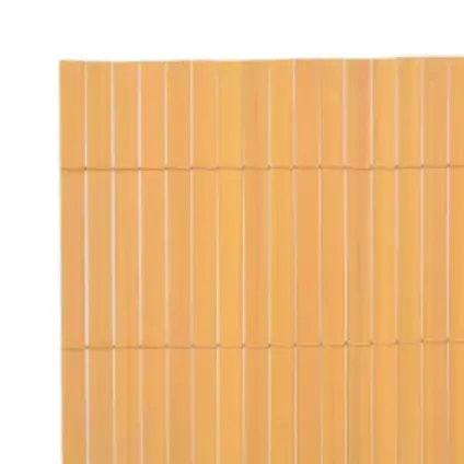 vidaXL - PVC - Tuinafscheiding dubbelzijdig 110x500 cm geel - TLS317163 5