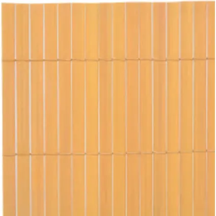 vidaXL Tuinafscheiding - PVC - Geel - 110 x 500 cm - Uv- en weerbestendig 6