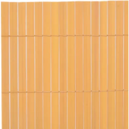 vidaXL Tuinafscheiding - PVC - Geel - 110 x 500 cm - Uv- en weerbestendig 8
