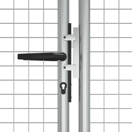 vidaXL - Staal - Poort 415x175 cm gegalvaniseerd staal zilverkleurig - TLS144300 3