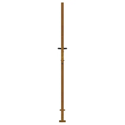vidaXL - Staal - Poort 105x180 cm bamboe-ontwerp cortenstaal - TLS153242 5