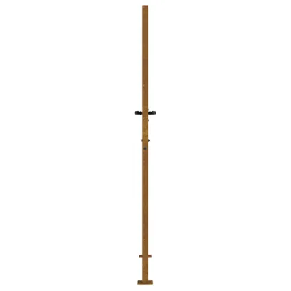 vidaXL - Staal - Poort 105x205 cm bamboe-ontwerp cortenstaal - TLS153243 5