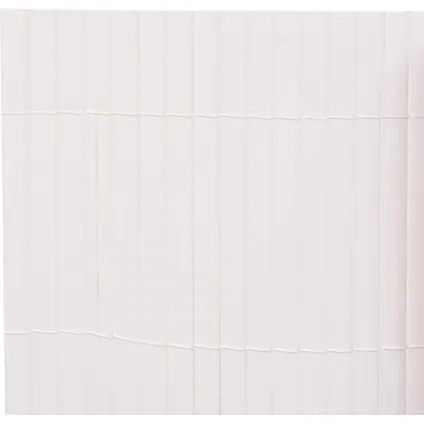 The Living Store - PVC - Clôture de jardin double face 110x400 cm Blanc - TLS317156 6