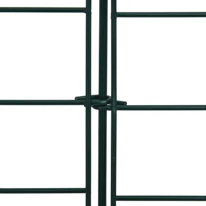The Living Store - Acier - Ensemble de clôture de jardin arquée 77,5x78,5 cm - TLS146103 5