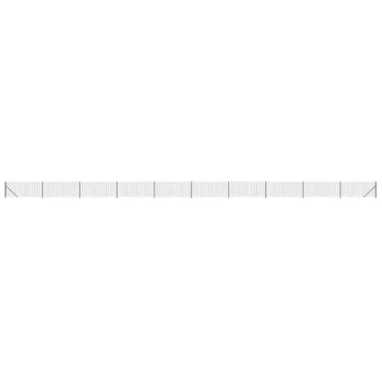vidaXL - Staal - Draadgaashek met flens 1,1x25 m antracietkleurig - TLS154314 2
