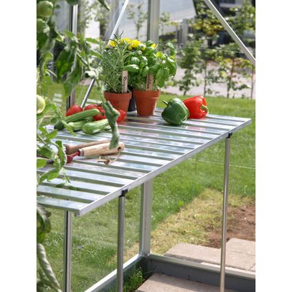 Table rabattable Vitavia aluminium anodisé 120x56x81cm
