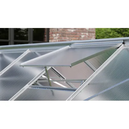 Set voor een dakraam van 57,3 x 61,6 cm van geanodiseerd aluminium zonder beglazing in de kleur geanodiseerd aluminium. 3