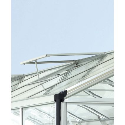 Set voor een dakraam van 69,1 x 72,9 cm van geanodiseerd aluminium zonder beglazing in de kleur geanodiseerd aluminium.