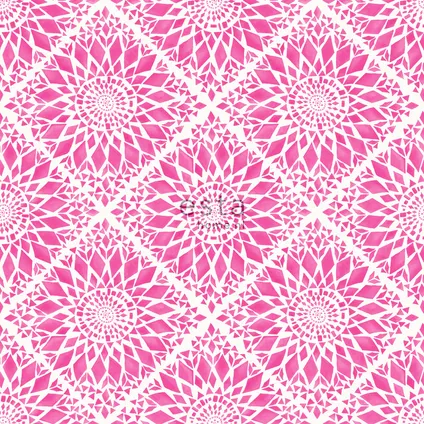 ESTAhome behang tegelmotief roze - 53 cm x 10,05 m - 148610 8