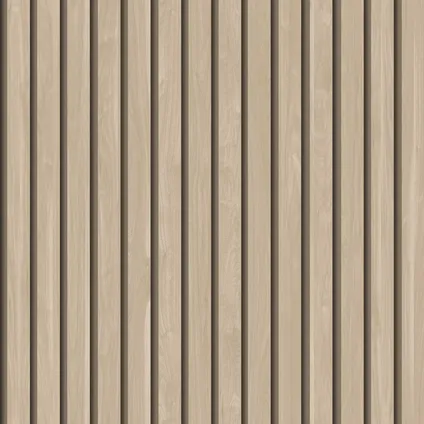 ESTAhome papier peint tasseaux de bois beige - 0.53 x 10.05 m - 139607 9