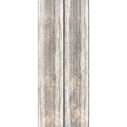 Sanders & Sanders fotobehang hout paneel grijs - 100 x 250 cm - 611948