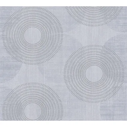 A.S. Création behangpapier stip grijs - 53 cm x 10,05 m - AS-378321