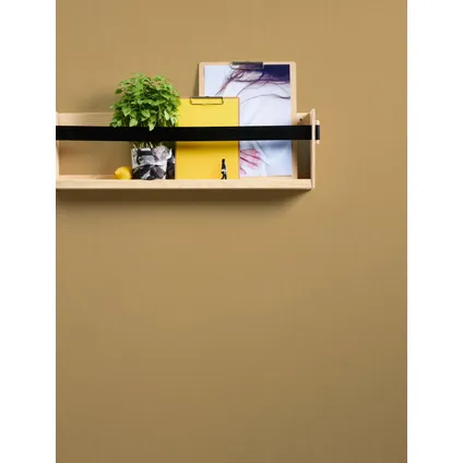 Livingwalls papier peint uni jaune et marron - 53 cm x 10,05 m - AS-377501 4