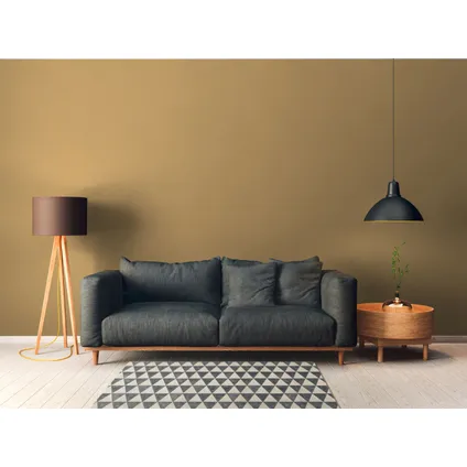 Livingwalls papier peint uni jaune et marron - 53 cm x 10,05 m - AS-377501 5