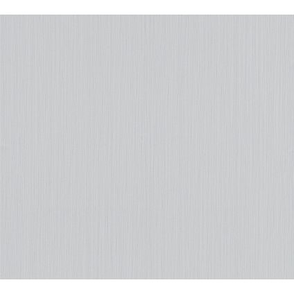 A.S. Création behangpapier effen blauw en grijs - 53 cm x 10,05 m - AS-378217