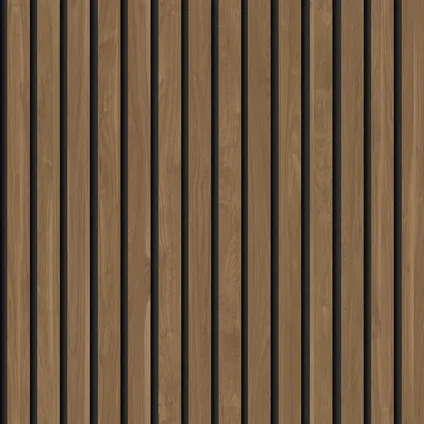 ESTAhome papier peint tasseaux de bois marron - 0.53 x 10.05 m - 139609 9