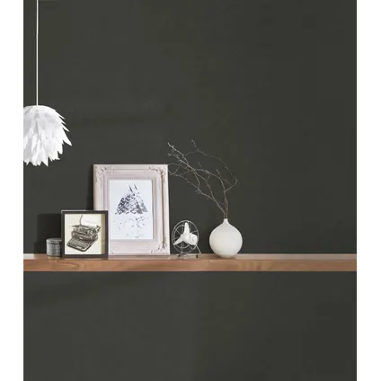 Livingwalls behang effen zwart en antraciet grijs - 53 cm x 10,05 m - AS-376985 3