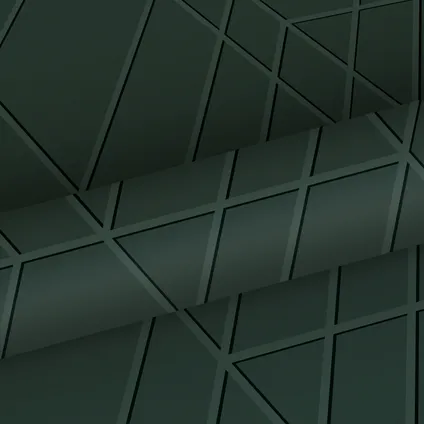 ESTAhome behang grafisch 3D motief donkergroen - 50 x 900 cm - 139606 6