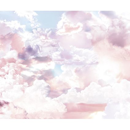 Sanders & Sanders papier peint panoramique des nuages rose et bleu - 300 x 250 cm - 611928