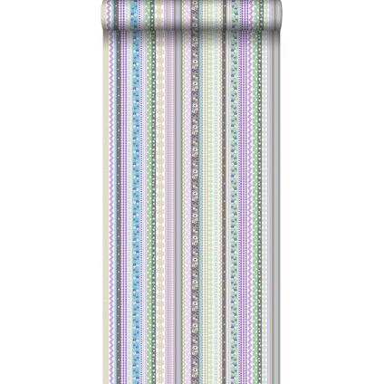 ESTAhome behang lintjes pastelkleuren - 53 cm x 10,05 m - 138143