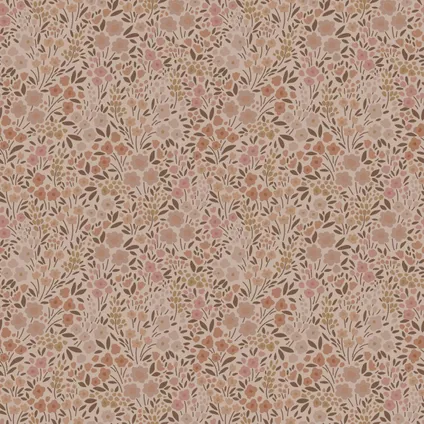 ESTAhome behang bloemetjes terracotta roze - 0.53 x 10.05 m - 139700 10