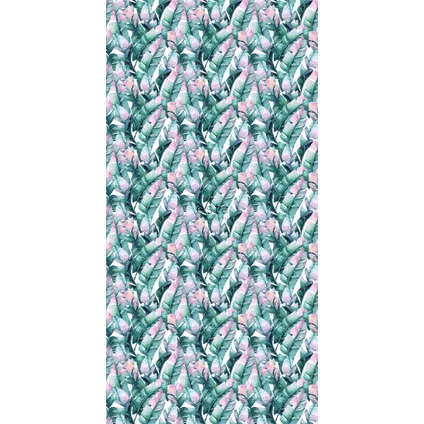 ESTAhome XXL behang bananenbladeren turquoise en roze - 50 x 900 cm - 158896 5