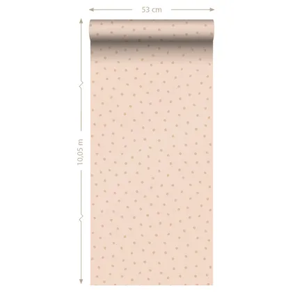 ESTAhome behang stippen roze - 0.53 x 10.05 m - 139723 7