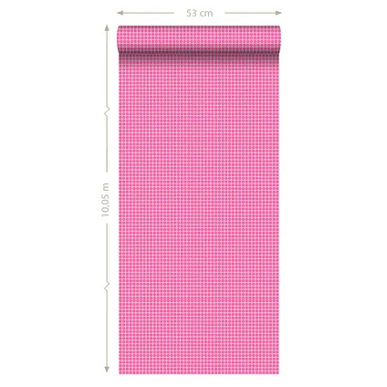 ESTAhome behang fijne stippen roze - 53 cm x 10,05 m - 115706 5