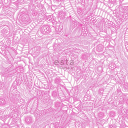 ESTAhome behang bloemtekeningen roze - 53 cm x 10,05 m - 148614 6