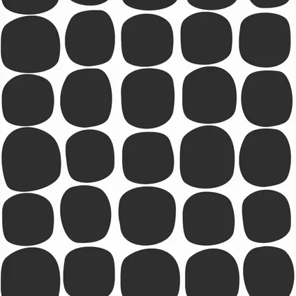 ESTAhome behang grafisch motief zwart wit - 0,53 x 10,05 m - 139090 10