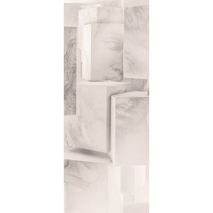 Sanders & Sanders fotobehang Cleopatra paneel lichtgrijs - 100 x 250 cm - 611895