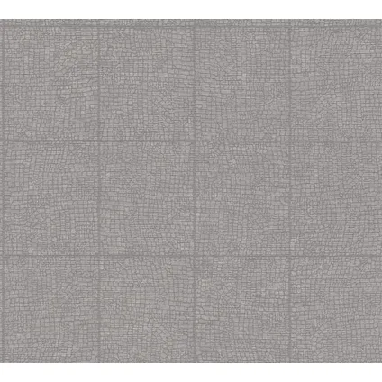 Livingwalls behang geometrische vormen grijs - 53 cm x 10,05 m - AS-385263 2
