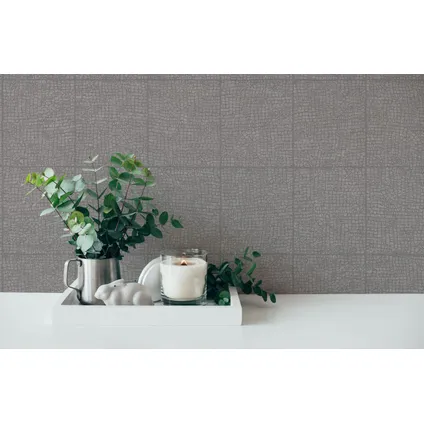 Livingwalls behang geometrische vormen grijs - 53 cm x 10,05 m - AS-385263 4