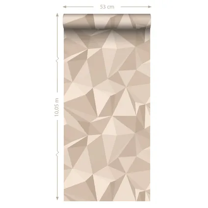 Sanders & Sanders behangpapier grafisch 3D motief beige - 50 x 900 cm - 935272 7