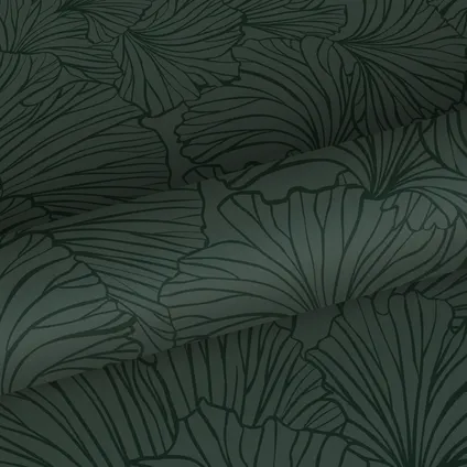 ESTAhome behangpapier ginkgo bladeren donkergroen - 0.53 x 10.05 m - 139618 5