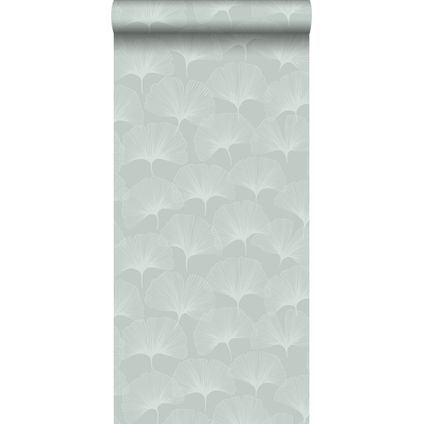 Origin Wallcoverings behangpapier ginkgo bladeren celadon groen - 0,53 x 10,05 m